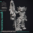 The Crystal Grader - Geckolds -  PRESUPPORTED - Illustrated and Stats - 32mm scale