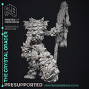 The Crystal Grader - Geckolds -  PRESUPPORTED - Illustrated and Stats - 32mm scale