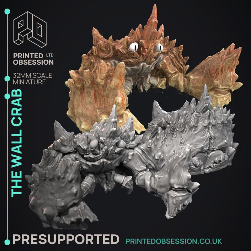 Crab Folk - 15 Models -  PRESUPPORTED - Illustrated and Stats - 32mm scale