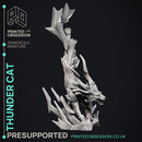 Thunder Cat - Elemental Creatures -  PRESUPPORTED - Illustrated and Stats - 32mm scale