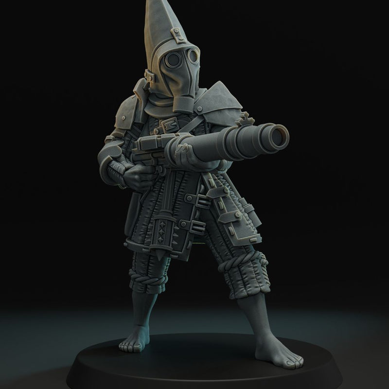 Trench walker with Lewis
