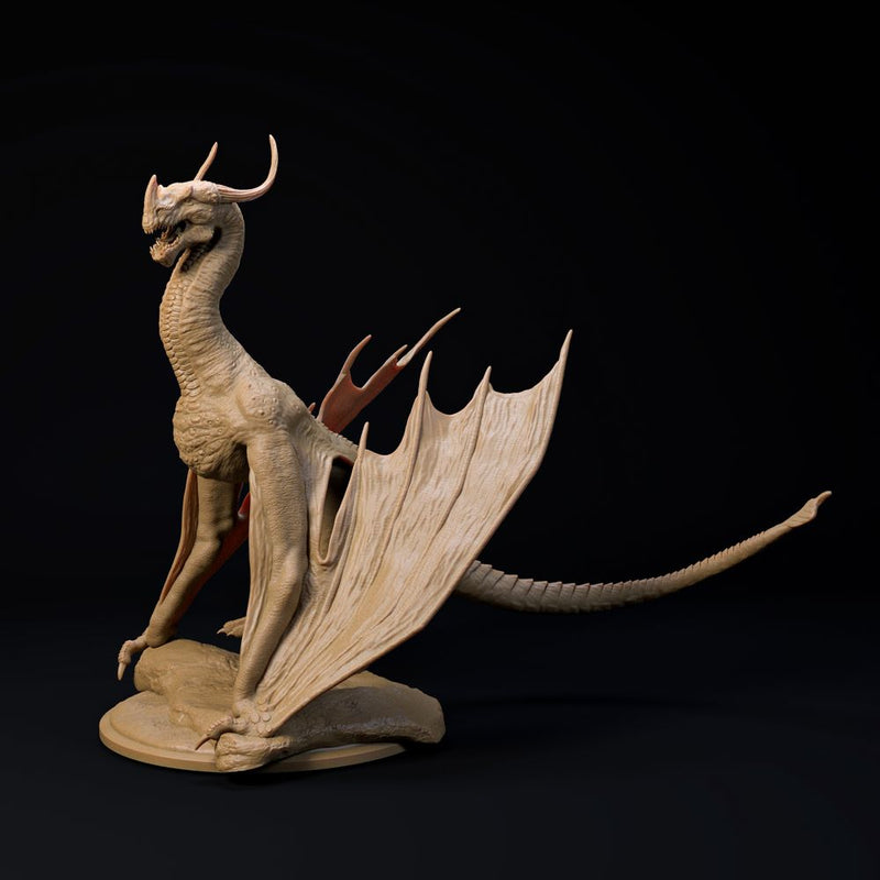 Trihorn Wyvern/Dragon 32mm scale - Only-Games
