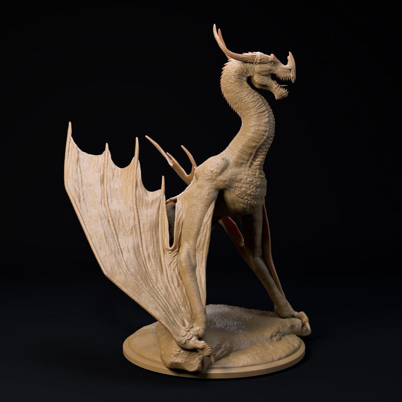 Trihorn Wyvern/Dragon 32mm scale - Only-Games