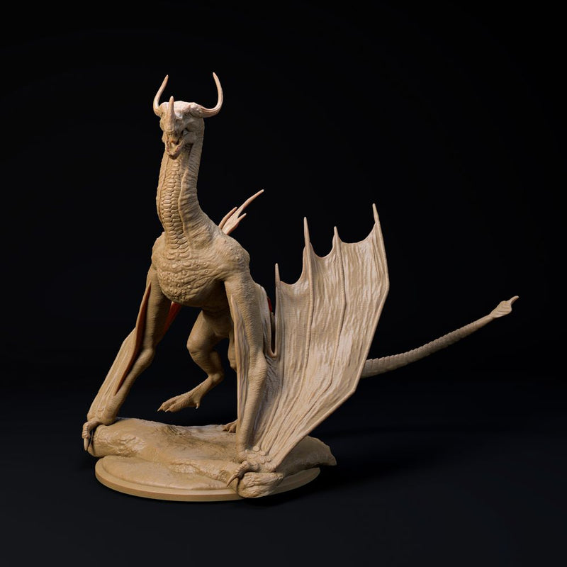 Trihorn Wyvern/Dragon 32mm scale - Only-Games