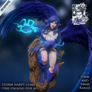 Harpy Ulma - Storm Harpy Pose 2 - STL only - Only-Games