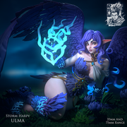 Ulma - Storm Harpy - STL only - Only-Games