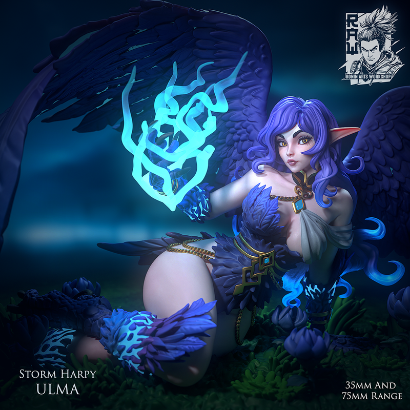 Ulma - Storm Harpy - STL only - Only-Games