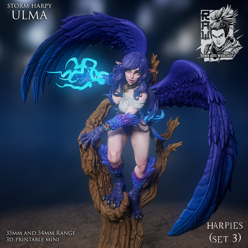 Harpy Ulma - Storm Harpy Pose 2 - Only-Games