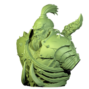 ORC - ZARGUL - 90mm Bust - Only-Games