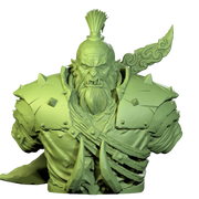 ORC - ZARGUL - 90mm Bust - Only-Games