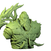 ORC - THAGG - 90mm Bust - Only-Games