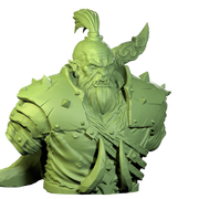 ORC - ZARGUL - 90mm Bust - Only-Games