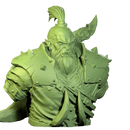 ORC - ZARGUL - 90mm Bust - Only-Games