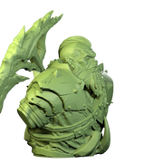ORC - THAGG - 90mm Bust - Only-Games