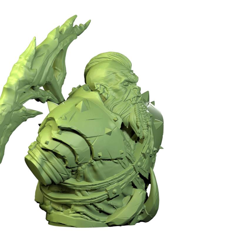 ORC - THAGG - 90mm Bust - Only-Games