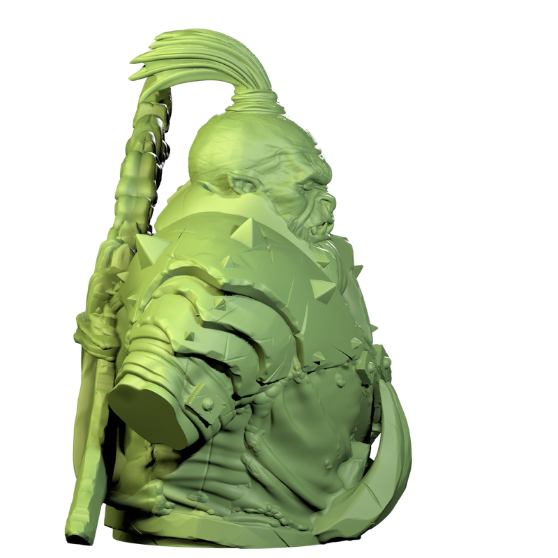 ORC - ZARGUL - 90mm Bust - Only-Games