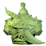 ORC - ZARGUL - 90mm Bust - Only-Games