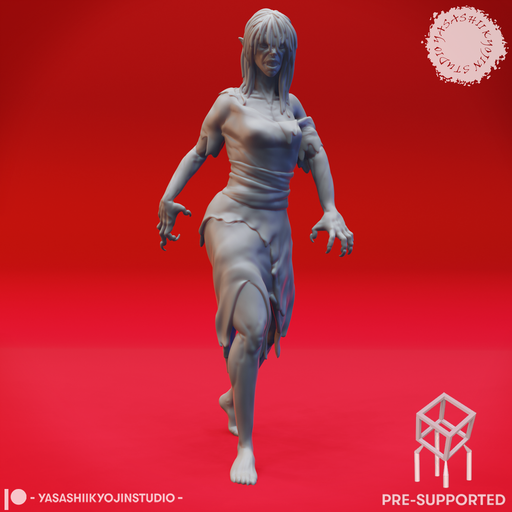 Vampire Spawn - Stalking - Tabletop Miniature (Pre-Supported) - Only-Games