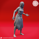 Vampire Spawn - Alert - Tabletop Miniature (Pre-Supported)