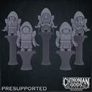 Veilborn Cult – 5 Mutated Cultists STL Set - Only-Games