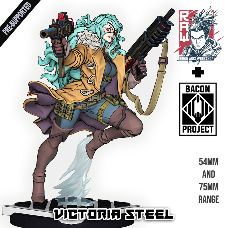 Victoria Steel - Female Spy - STL only - Only-Games
