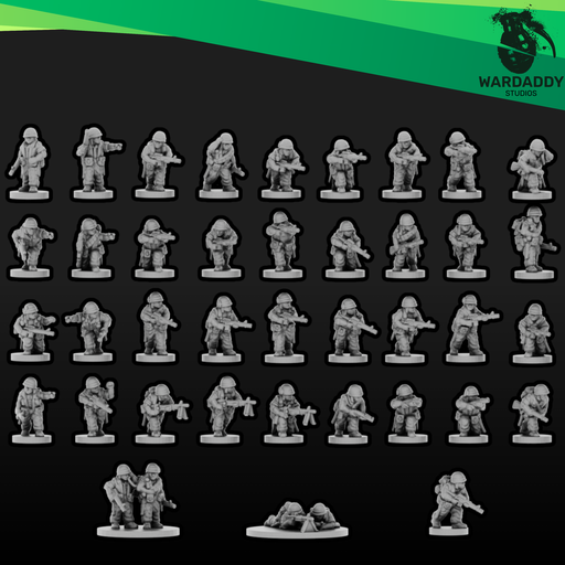 Vietnam: US Infantry Platoon (10mm EPIC) - Only-Games