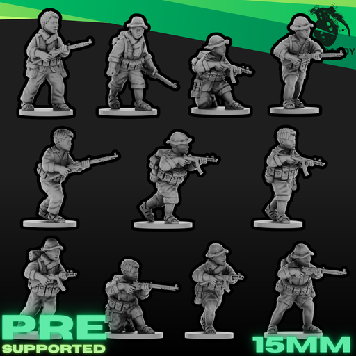 Vietnam Viet Cong Antique Weapons Set (15mm) - Only-Games