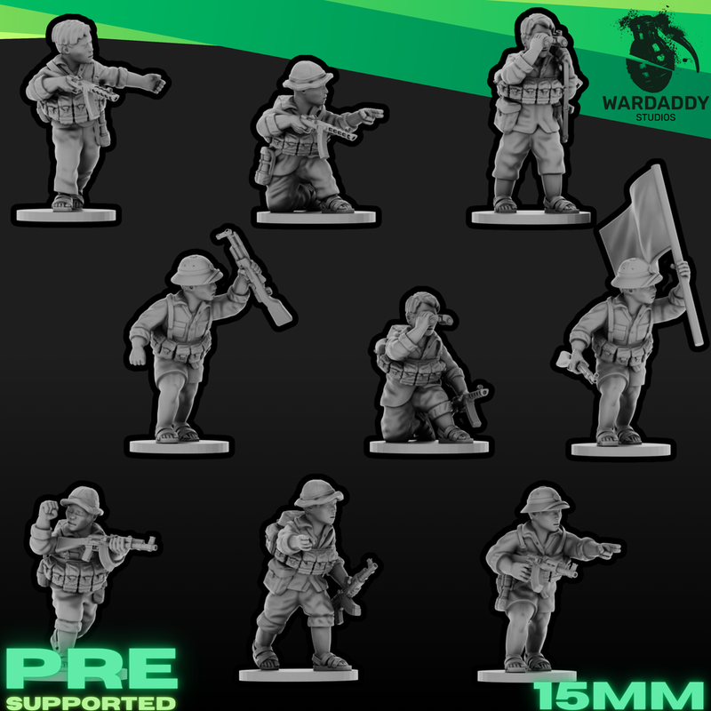 Vietnam Viet Cong Leaders Set (15mm+)