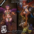 Vivi And Dyla - True Form - Pose 2 Double Pack (NSFW) - STL only - Only-Games