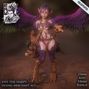Merchant Harpy Vivi - STL only - Only-Games