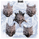 Werewolf heads - Only-Games