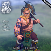 Wadon The Berserker - Warrior Dwarf - STL only - Only-Games