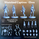 Wasteland Captives - Elves. Modular and Prebuilt