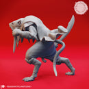 Wererat - Machete - Tabletop Miniatures (Pre-Supported)
