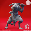Wererat - Crossbow - Tabletop Miniatures (Pre-Supported)