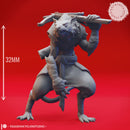 Wererat - Crossbow - Tabletop Miniatures (Pre-Supported)