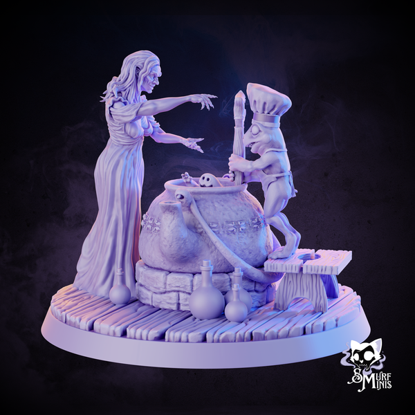 Madame (Witch with Teapot) - Only-Games