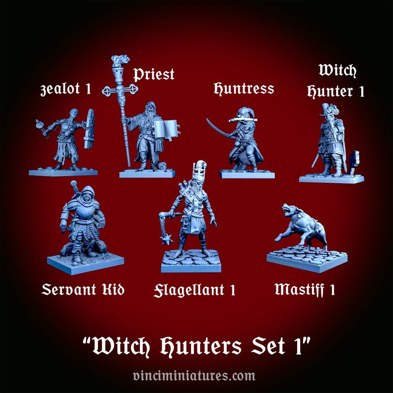 WITCH HUNTERS WARBAND SET 1 - Only-Games