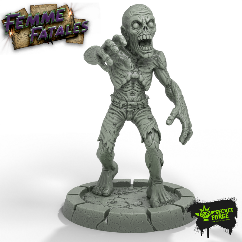 [Zombie] – Classic Undead Horror Tabletop Miniature for DnD5e, TTRPG Encounters and Graveyard Dioramas