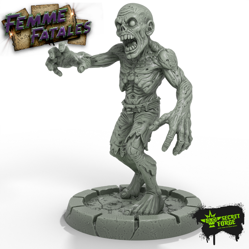 [Zombie] – Classic Undead Horror Tabletop Miniature for DnD5e, TTRPG Encounters and Graveyard Dioramas