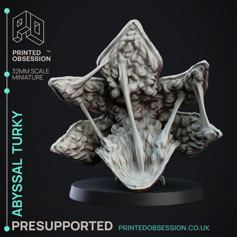 Abyssal Turky - Elemental Familar - PRESUPPORTED - 32mm scale - Only-Games