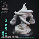 Air Elemental - DND Miniature - PRESUPPORTED - 32mm Scale