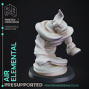 Air Elemental - DND Miniature - PRESUPPORTED - 32mm Scale