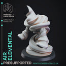Air Elemental - DND Miniature - PRESUPPORTED - 32mm Scale