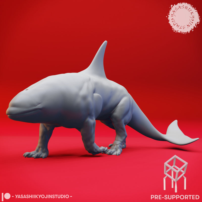Wandering Akhlut (Land) - Tabletop Miniature (Pre-Supported)