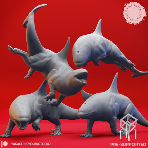 Akhlut Pod - Tabletop Miniature (Pre-Supported) - Only-Games