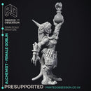 Alchemist - Goblin Female Artificer - PRESUPPORTED - 32mm scale