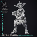 Alchemist - Goblin Male Artificer - PRESUPPORTRED - 32mm scale