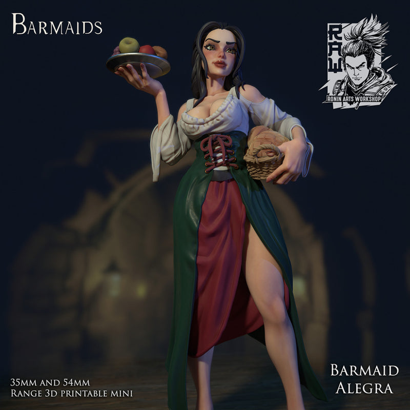 Barmaid Alegra - STL only - Only-Games