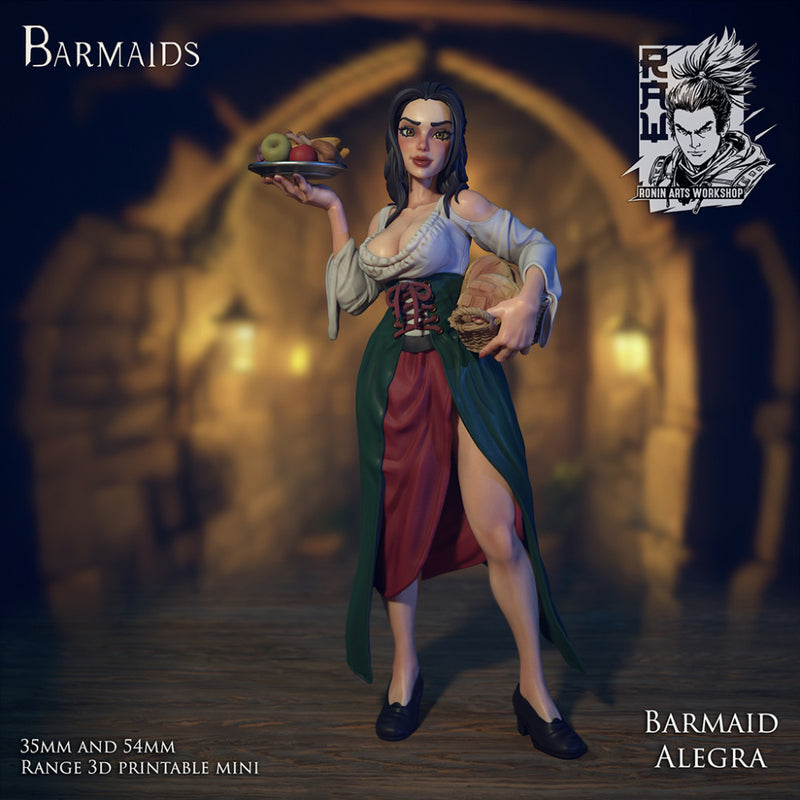 Barmaid Alegra - 54mm - Only-Games